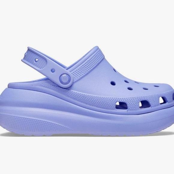 Brand new never worn purple platform crocs - Picture 3 of 4
